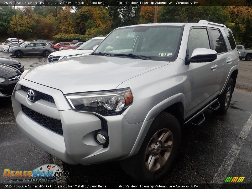 2015 Toyota 4Runner SR5 4x4 Classic Silver Metallic / Sand Beige Photo #1