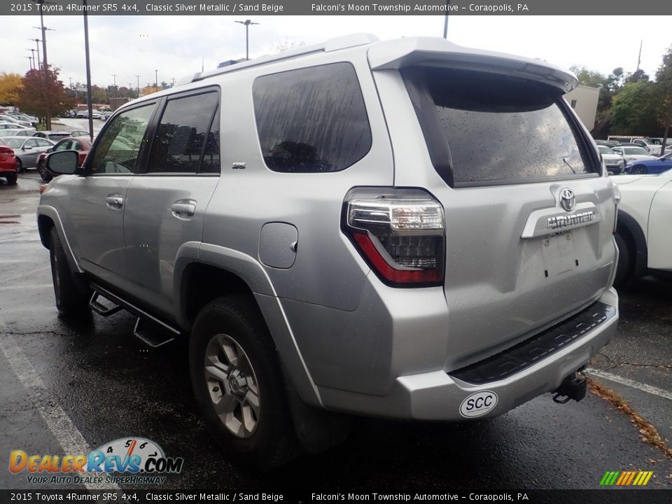 2015 Toyota 4Runner SR5 4x4 Classic Silver Metallic / Sand Beige Photo #2