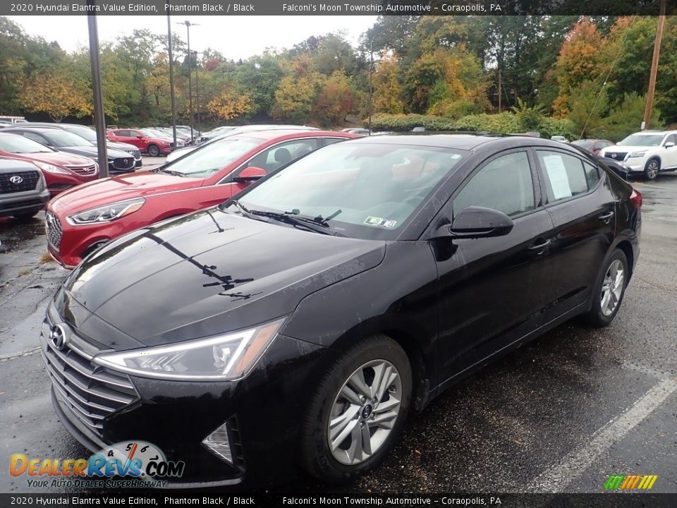 2020 Hyundai Elantra Value Edition Phantom Black / Black Photo #1