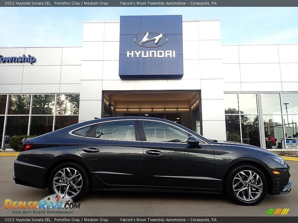 2023 Hyundai Sonata SEL Portofino Gray / Medium Gray Photo #1