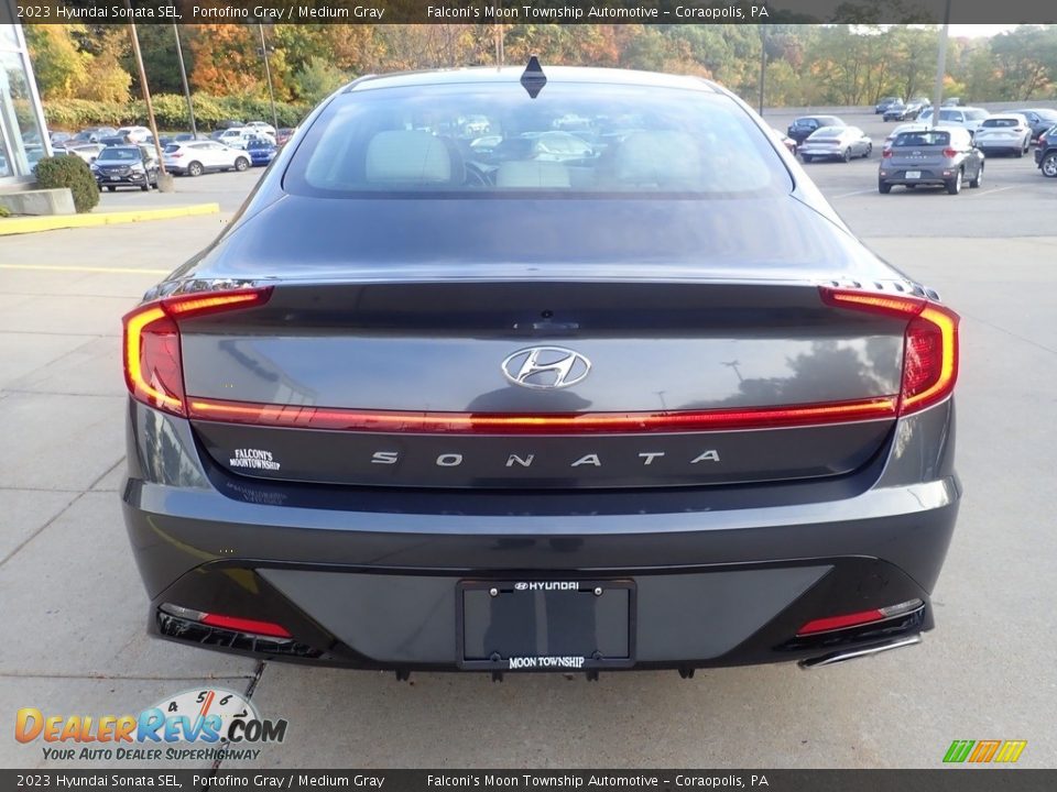 2023 Hyundai Sonata SEL Portofino Gray / Medium Gray Photo #3