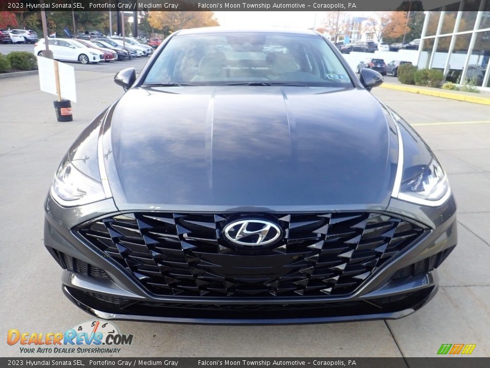 2023 Hyundai Sonata SEL Portofino Gray / Medium Gray Photo #7