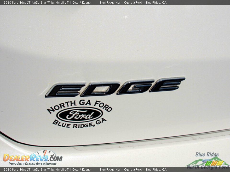 2020 Ford Edge ST AWD Star White Metallic Tri-Coat / Ebony Photo #32