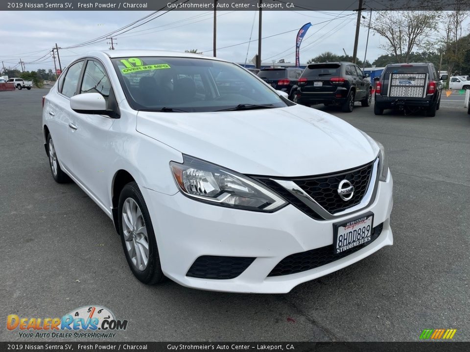 2019 Nissan Sentra SV Fresh Powder / Charcoal Photo #1