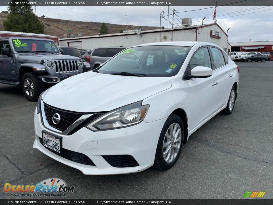 2019 Nissan Sentra SV Fresh Powder / Charcoal Photo #3