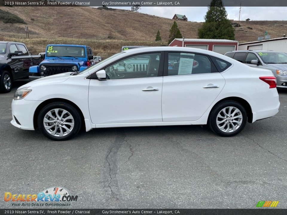 2019 Nissan Sentra SV Fresh Powder / Charcoal Photo #4