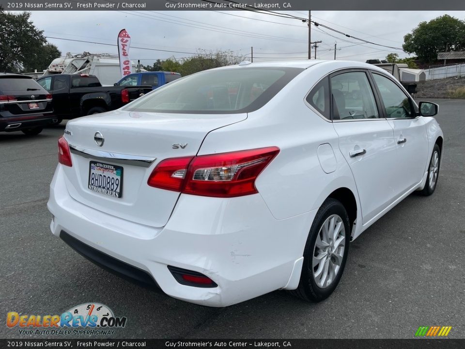 2019 Nissan Sentra SV Fresh Powder / Charcoal Photo #7