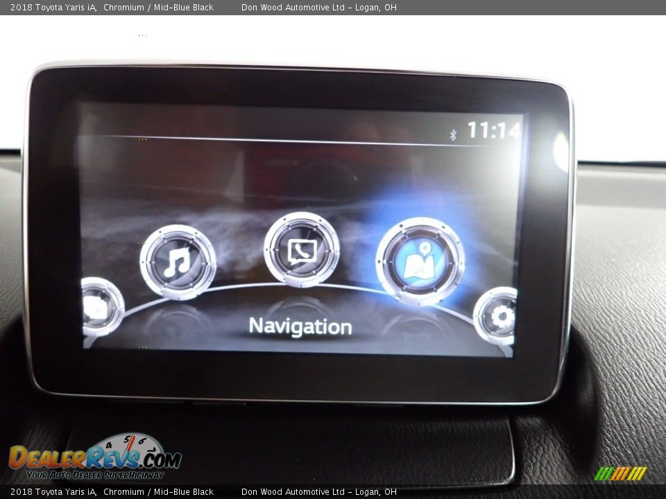 2018 Toyota Yaris iA Chromium / Mid-Blue Black Photo #2