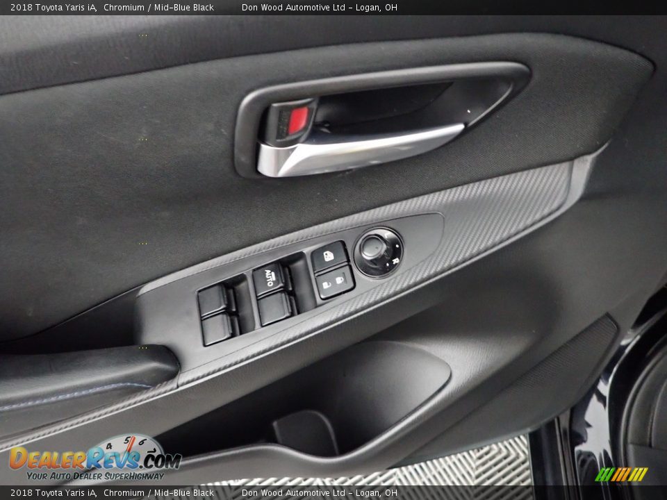 2018 Toyota Yaris iA Chromium / Mid-Blue Black Photo #12
