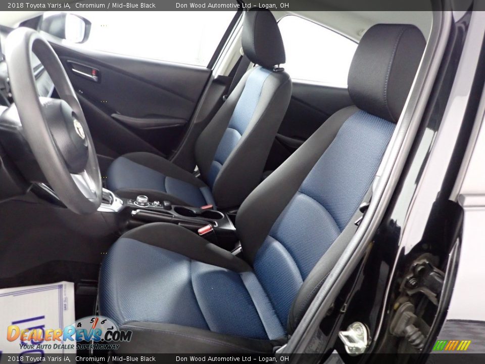 2018 Toyota Yaris iA Chromium / Mid-Blue Black Photo #13
