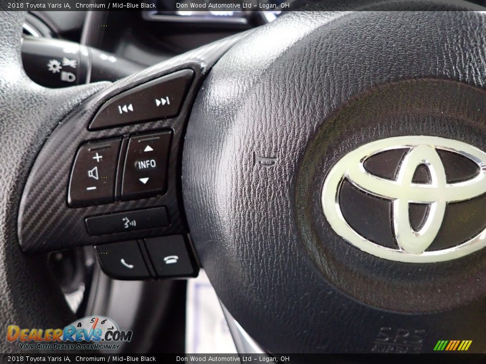 2018 Toyota Yaris iA Chromium / Mid-Blue Black Photo #14