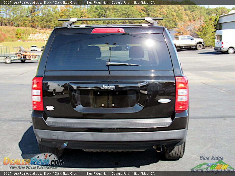 2017 Jeep Patriot Latitude Black / Dark Slate Gray Photo #4