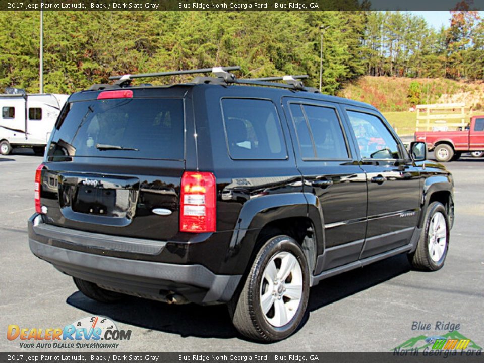 2017 Jeep Patriot Latitude Black / Dark Slate Gray Photo #5