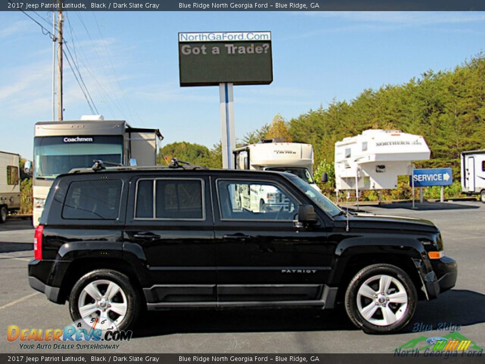 2017 Jeep Patriot Latitude Black / Dark Slate Gray Photo #6