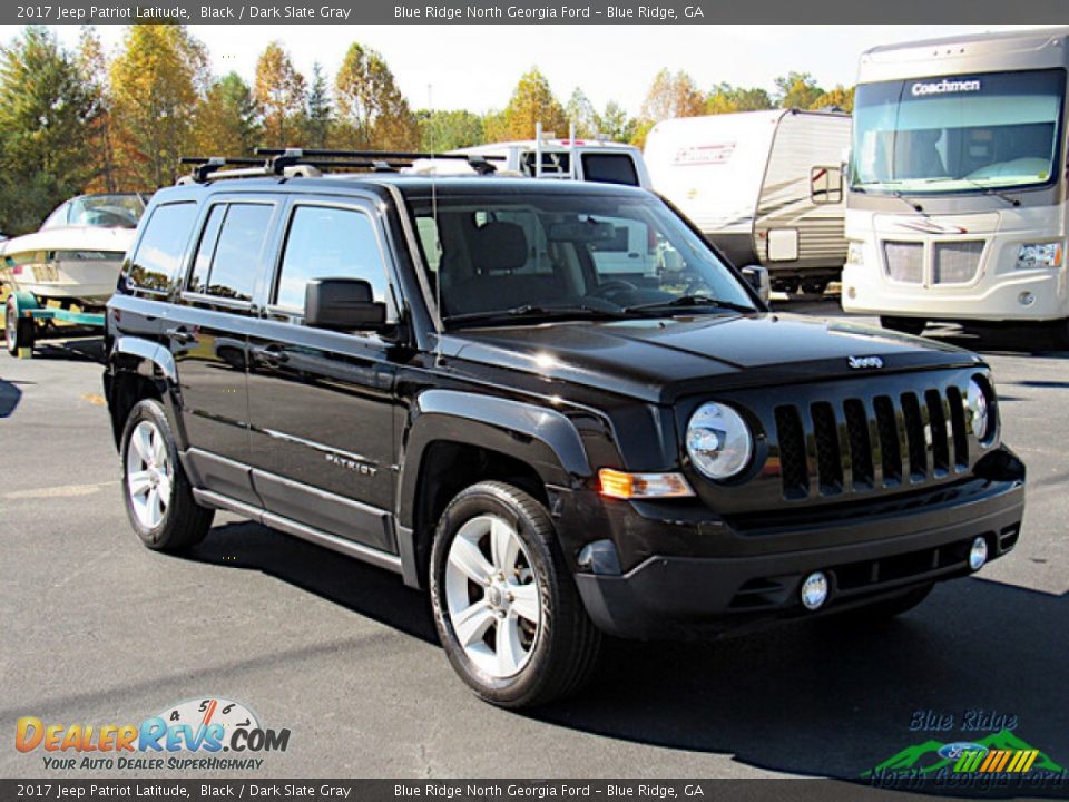 2017 Jeep Patriot Latitude Black / Dark Slate Gray Photo #7