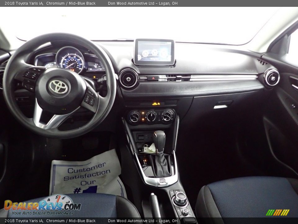 2018 Toyota Yaris iA Chromium / Mid-Blue Black Photo #21