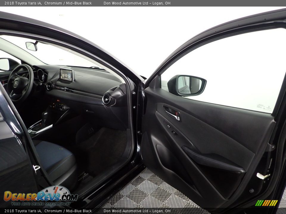 2018 Toyota Yaris iA Chromium / Mid-Blue Black Photo #22