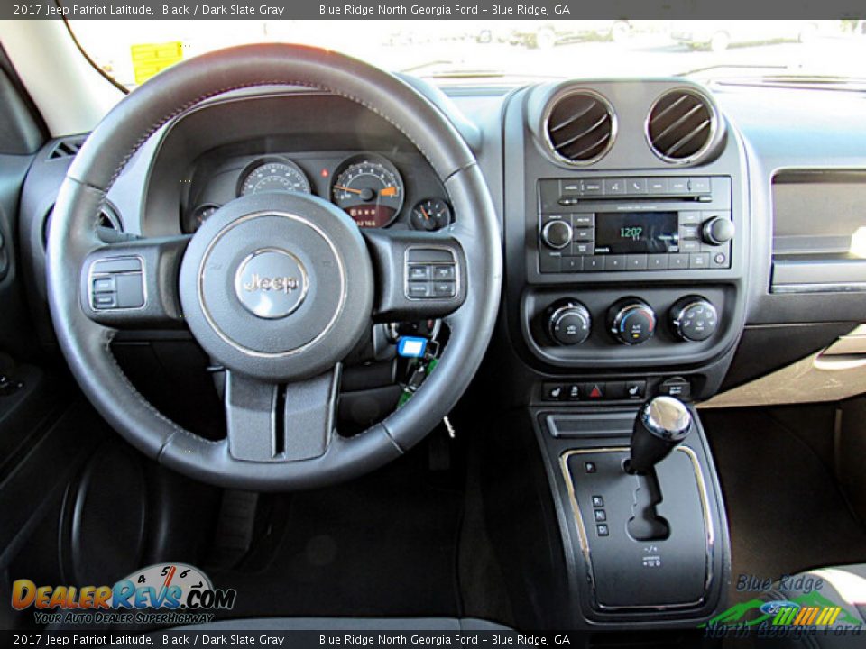 2017 Jeep Patriot Latitude Black / Dark Slate Gray Photo #15