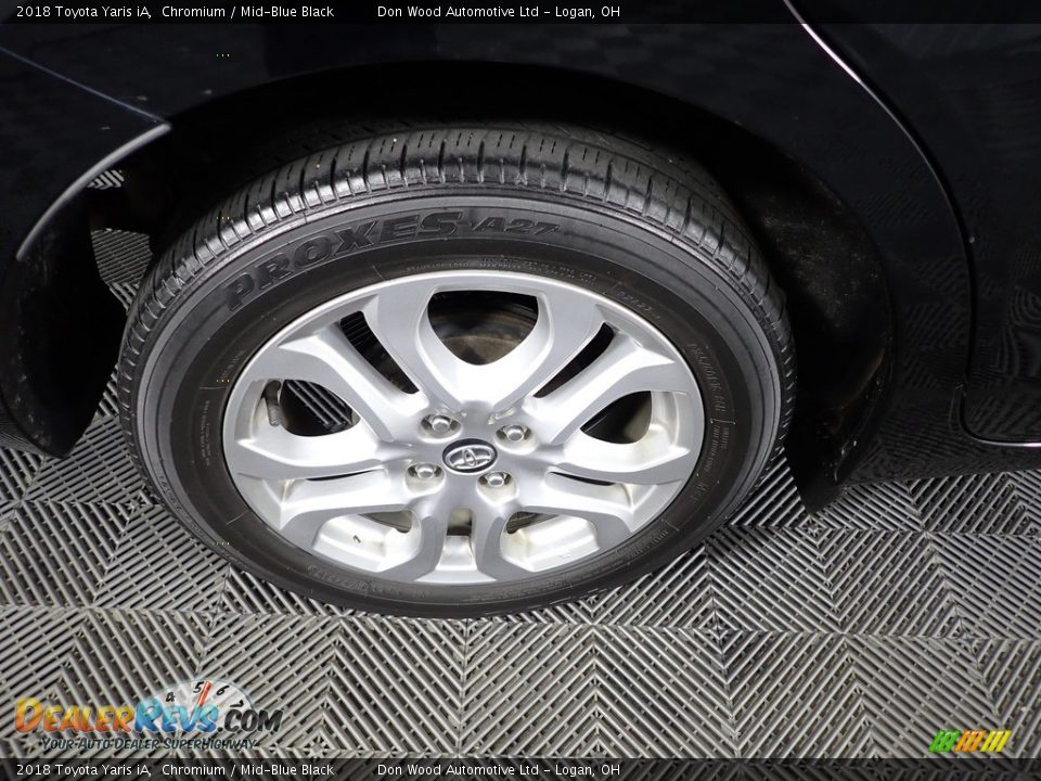 2018 Toyota Yaris iA Chromium / Mid-Blue Black Photo #26