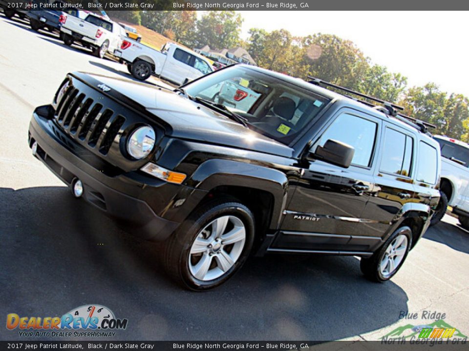 2017 Jeep Patriot Latitude Black / Dark Slate Gray Photo #23