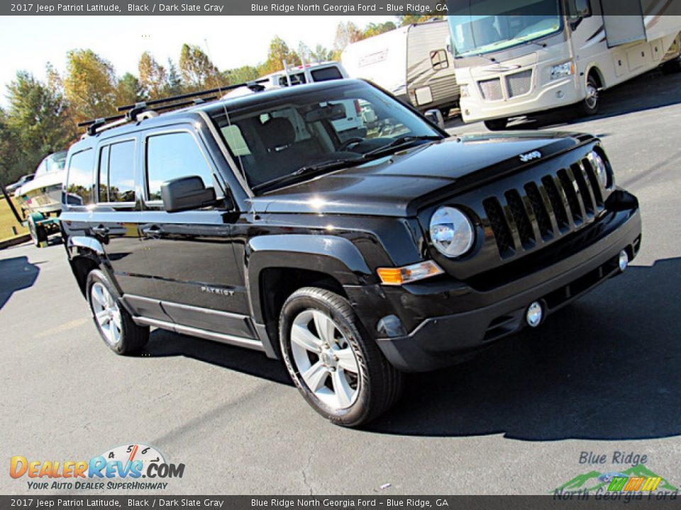 2017 Jeep Patriot Latitude Black / Dark Slate Gray Photo #24