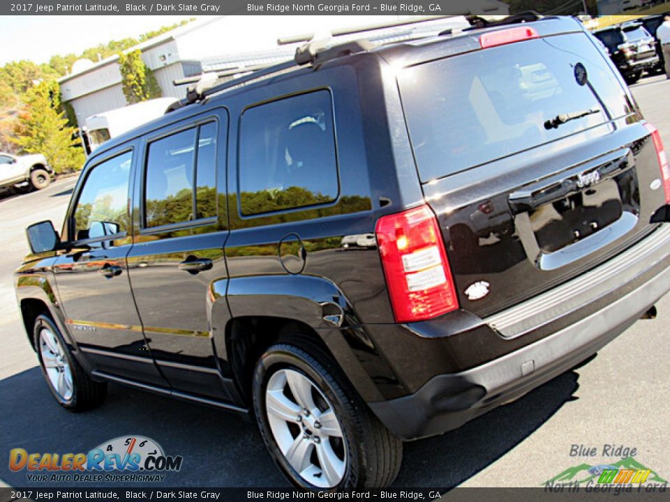 2017 Jeep Patriot Latitude Black / Dark Slate Gray Photo #26