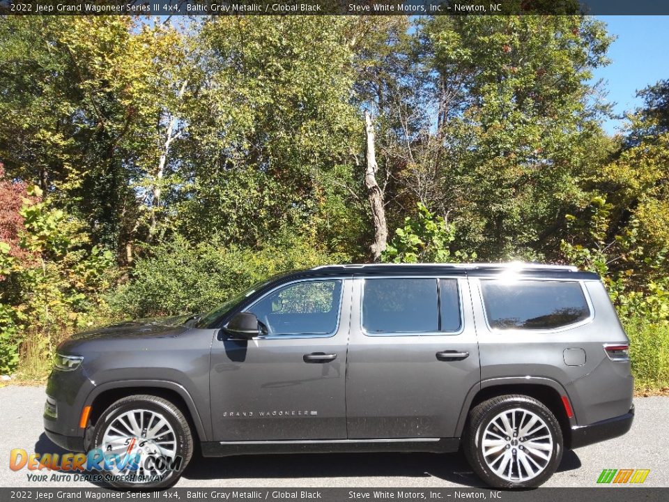 2022 Jeep Grand Wagoneer Series III 4x4 Baltic Gray Metallic / Global Black Photo #1