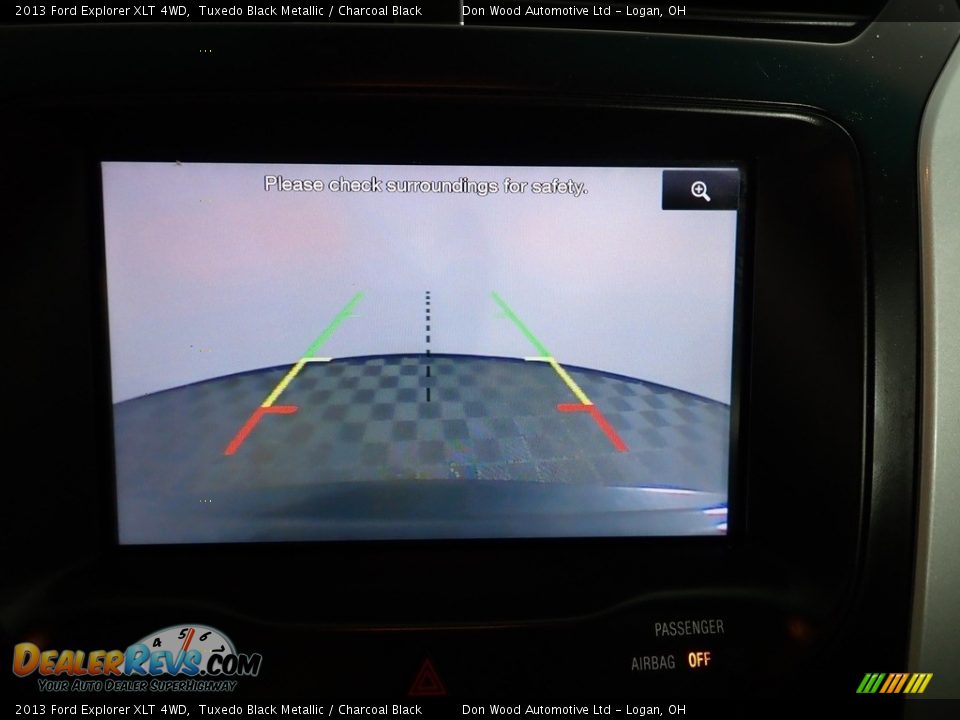 2013 Ford Explorer XLT 4WD Tuxedo Black Metallic / Charcoal Black Photo #2