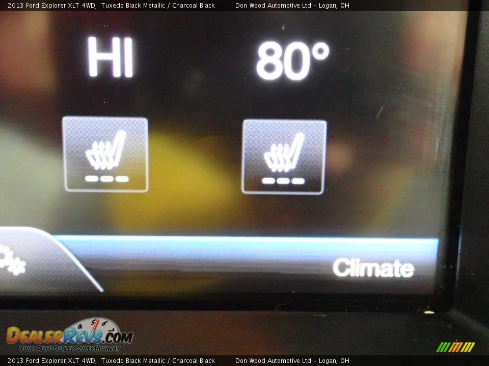 2013 Ford Explorer XLT 4WD Tuxedo Black Metallic / Charcoal Black Photo #3