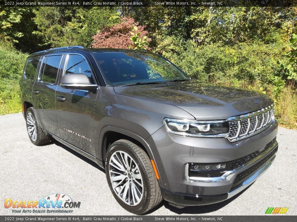 2022 Jeep Grand Wagoneer Series III 4x4 Baltic Gray Metallic / Global Black Photo #5