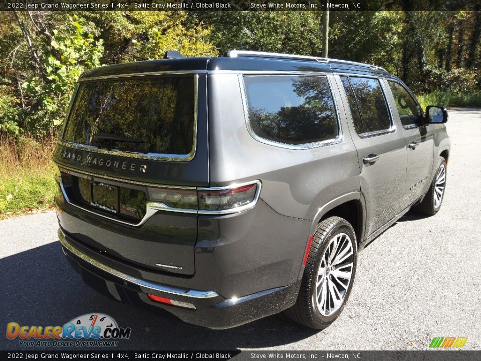 2022 Jeep Grand Wagoneer Series III 4x4 Baltic Gray Metallic / Global Black Photo #7