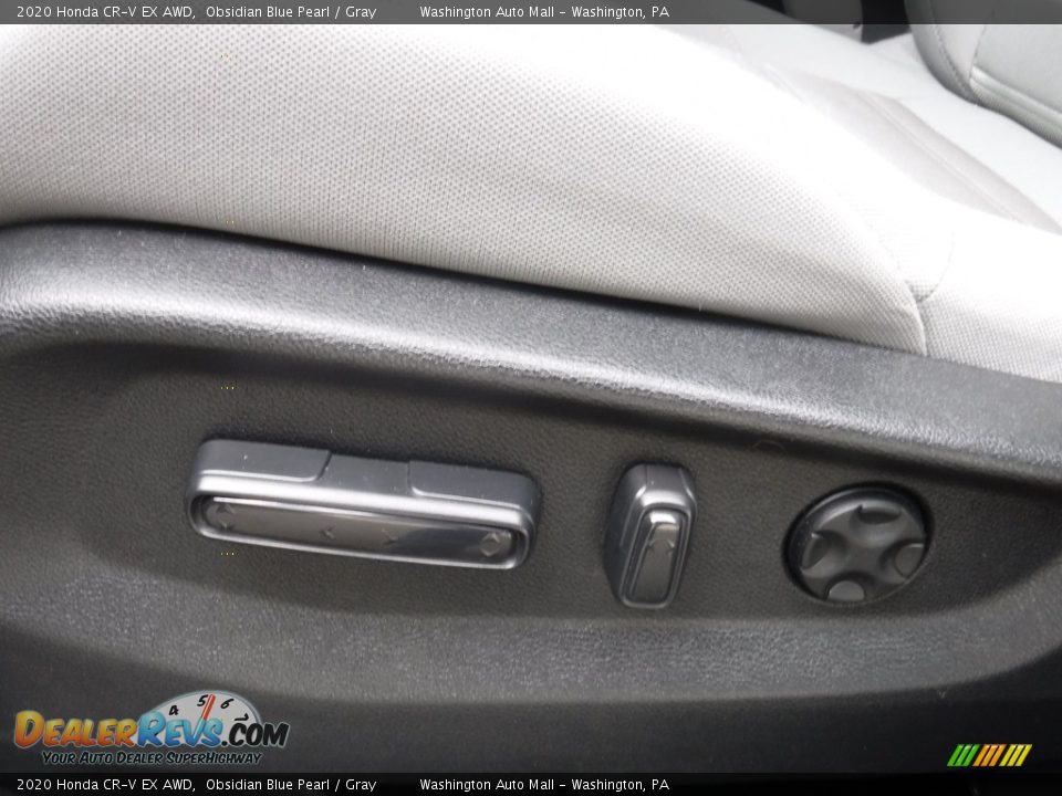 2020 Honda CR-V EX AWD Obsidian Blue Pearl / Gray Photo #16
