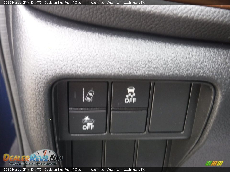 2020 Honda CR-V EX AWD Obsidian Blue Pearl / Gray Photo #17