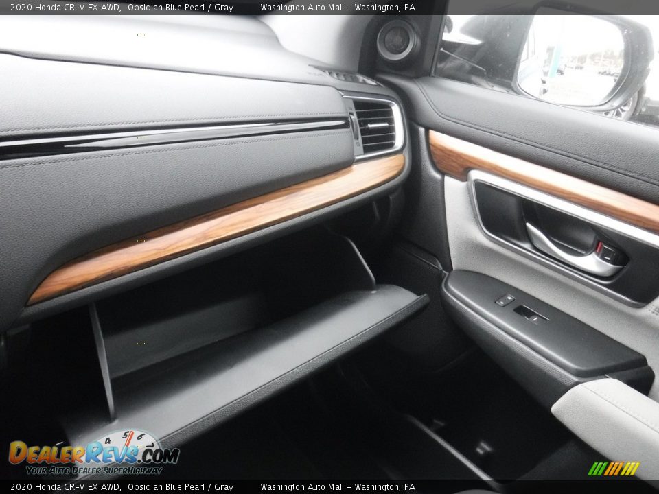 2020 Honda CR-V EX AWD Obsidian Blue Pearl / Gray Photo #18