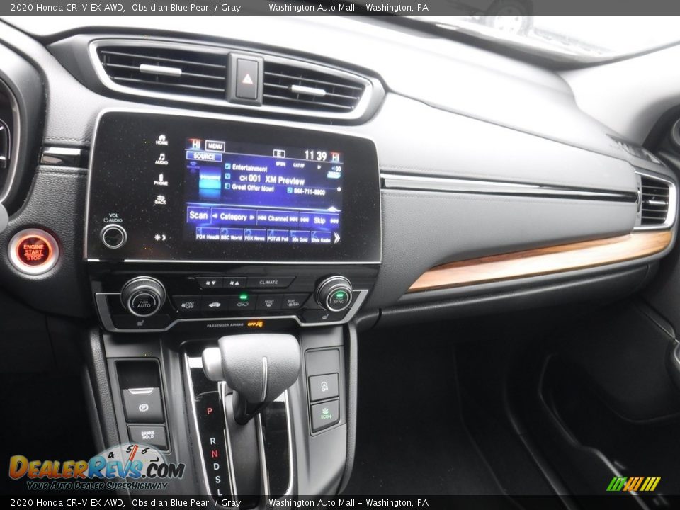 2020 Honda CR-V EX AWD Obsidian Blue Pearl / Gray Photo #19