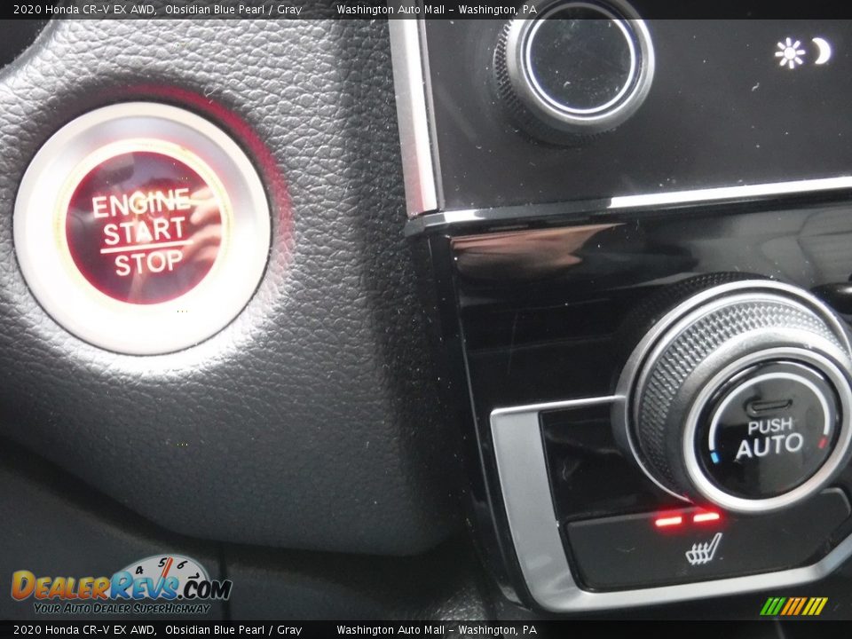 2020 Honda CR-V EX AWD Obsidian Blue Pearl / Gray Photo #20
