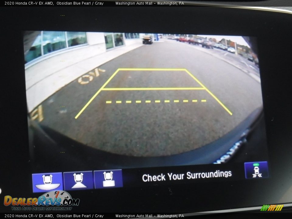 2020 Honda CR-V EX AWD Obsidian Blue Pearl / Gray Photo #23