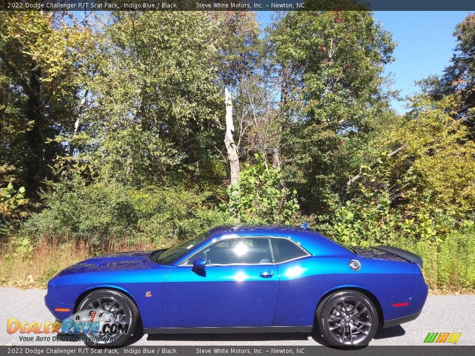 2022 Dodge Challenger R/T Scat Pack Indigo Blue / Black Photo #1