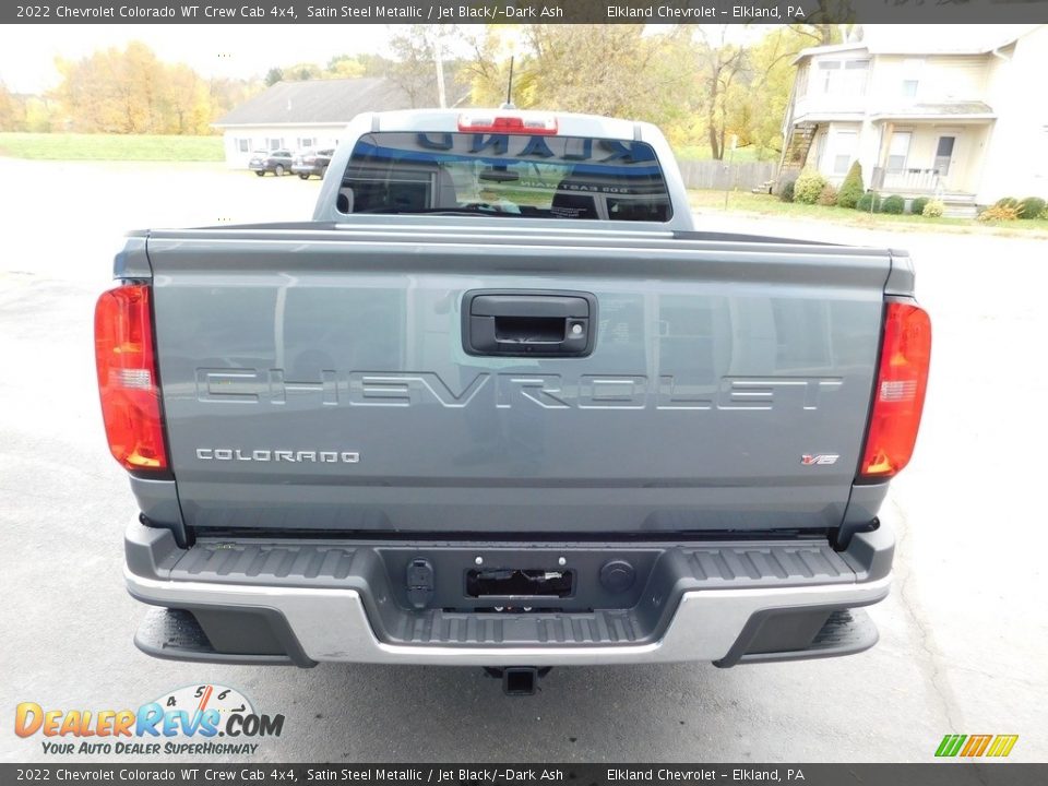 2022 Chevrolet Colorado WT Crew Cab 4x4 Satin Steel Metallic / Jet Black/­Dark Ash Photo #9