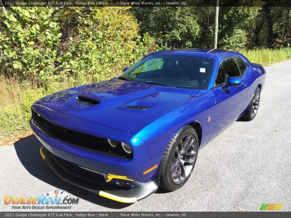 2022 Dodge Challenger R/T Scat Pack Indigo Blue / Black Photo #2