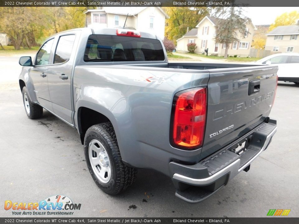 2022 Chevrolet Colorado WT Crew Cab 4x4 Satin Steel Metallic / Jet Black/­Dark Ash Photo #10