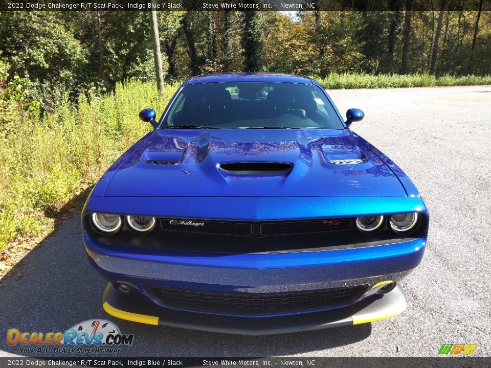 2022 Dodge Challenger R/T Scat Pack Indigo Blue / Black Photo #3