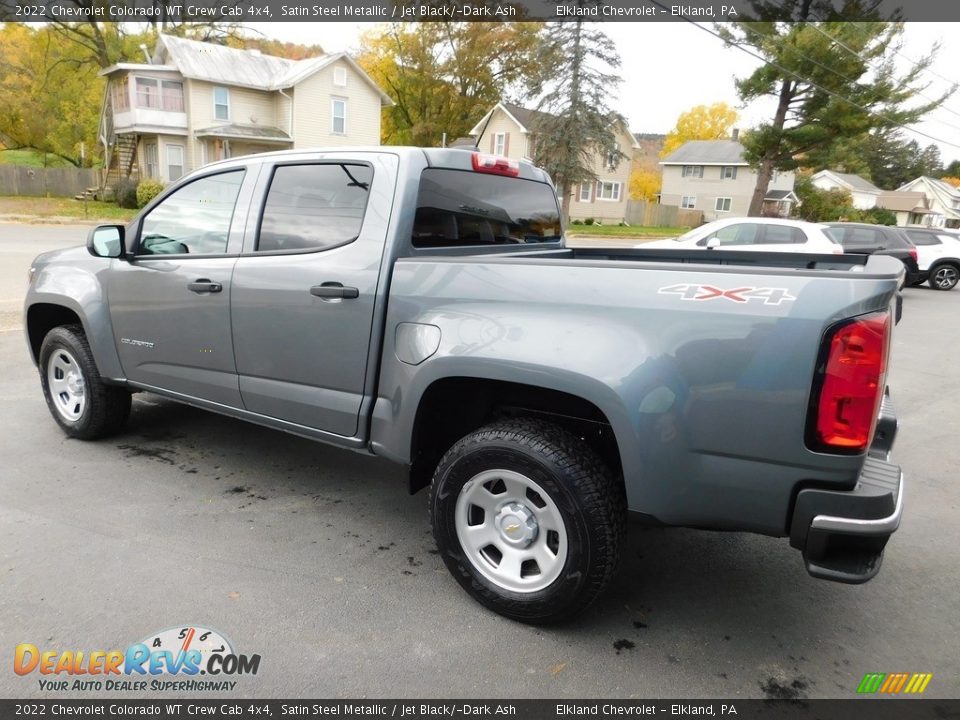 2022 Chevrolet Colorado WT Crew Cab 4x4 Satin Steel Metallic / Jet Black/­Dark Ash Photo #11