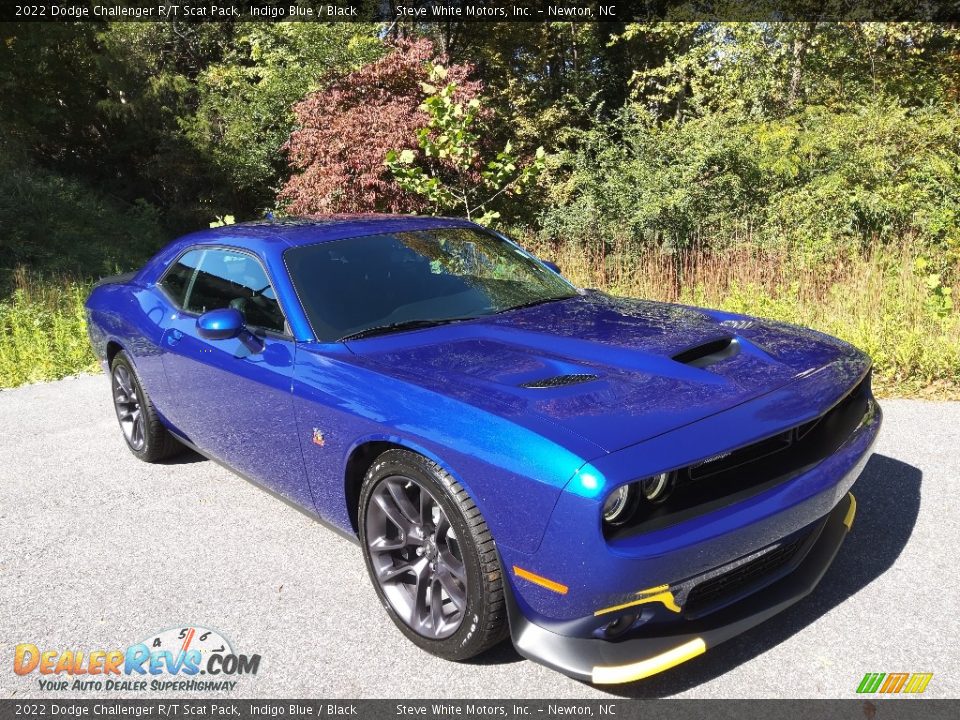 2022 Dodge Challenger R/T Scat Pack Indigo Blue / Black Photo #4