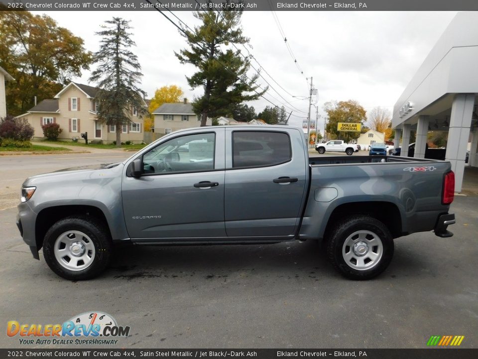 2022 Chevrolet Colorado WT Crew Cab 4x4 Satin Steel Metallic / Jet Black/­Dark Ash Photo #12