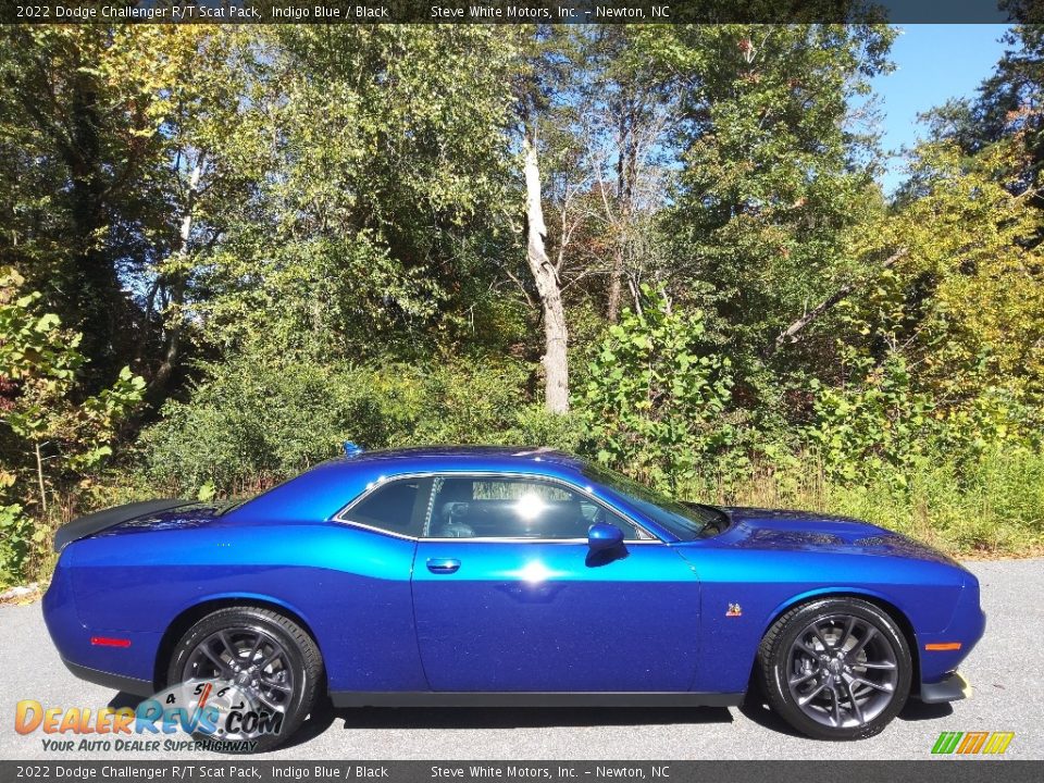 2022 Dodge Challenger R/T Scat Pack Indigo Blue / Black Photo #5