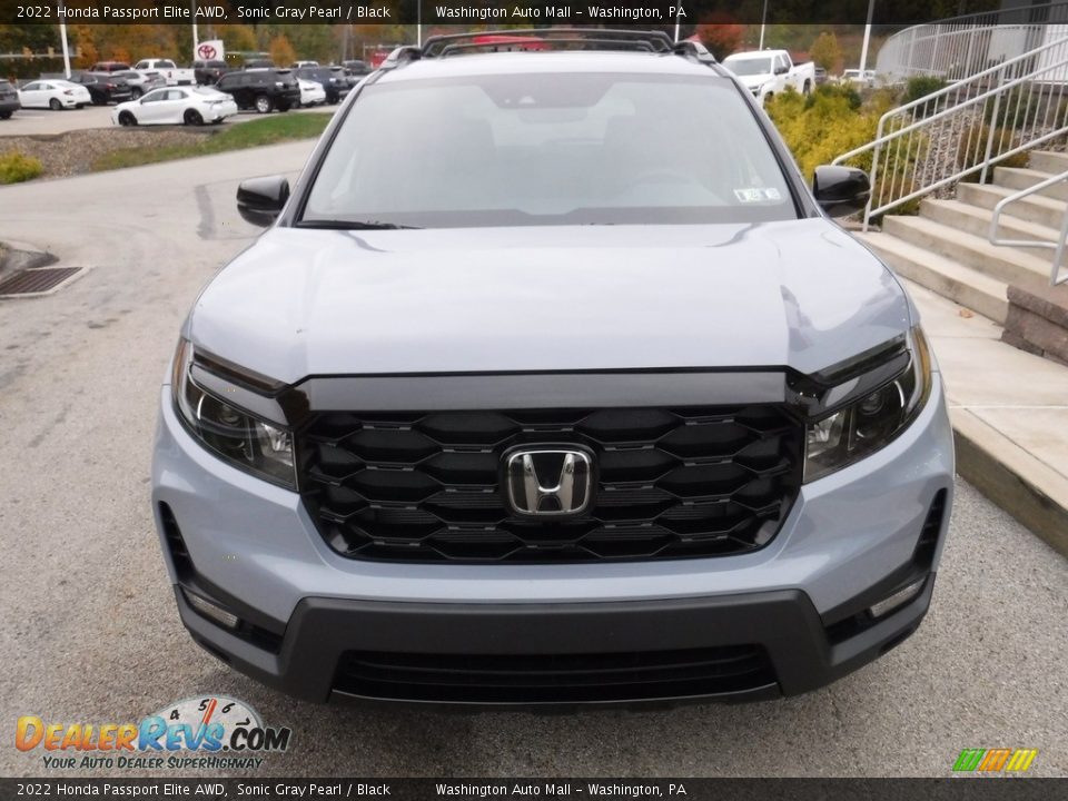 2022 Honda Passport Elite AWD Sonic Gray Pearl / Black Photo #13