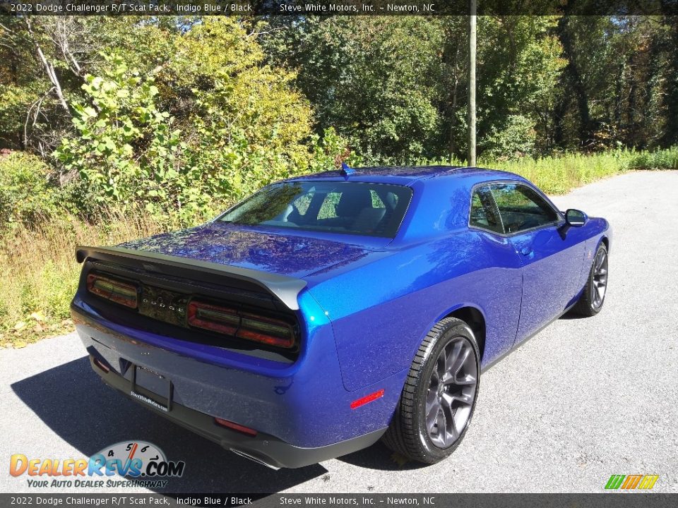 2022 Dodge Challenger R/T Scat Pack Indigo Blue / Black Photo #6