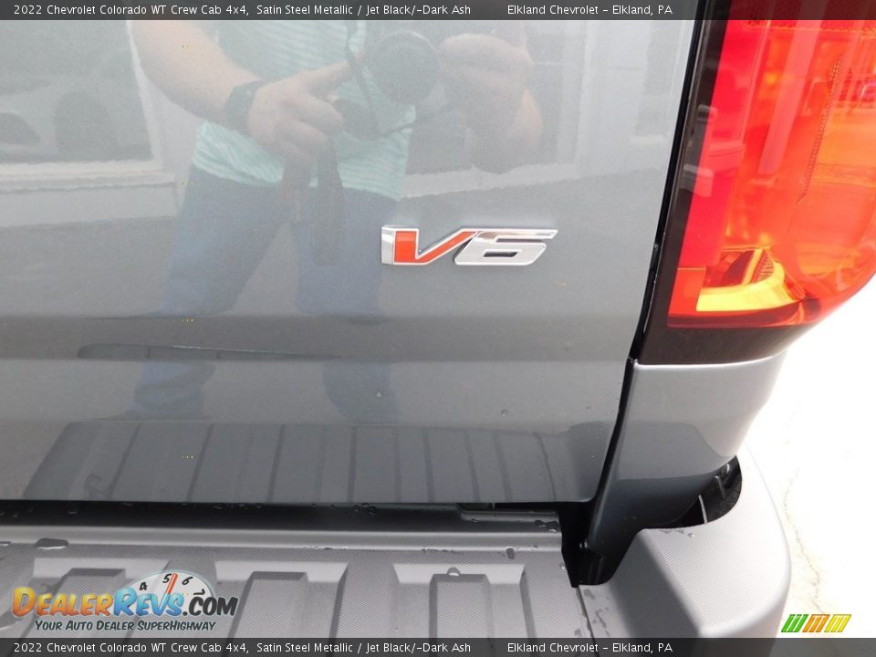 2022 Chevrolet Colorado WT Crew Cab 4x4 Satin Steel Metallic / Jet Black/­Dark Ash Photo #15