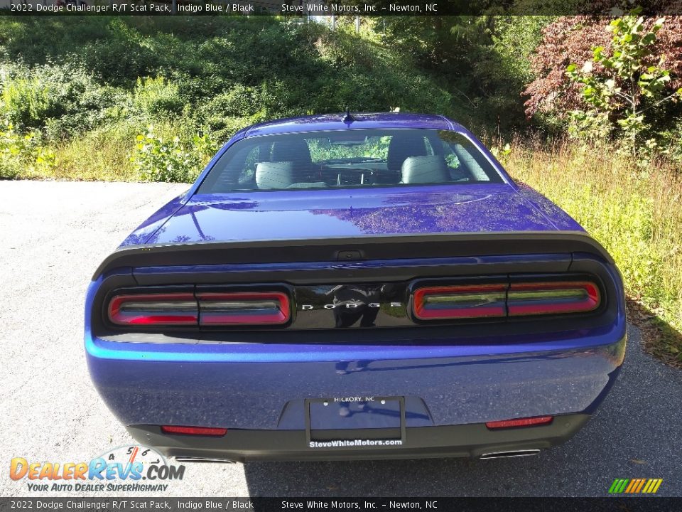 2022 Dodge Challenger R/T Scat Pack Indigo Blue / Black Photo #7